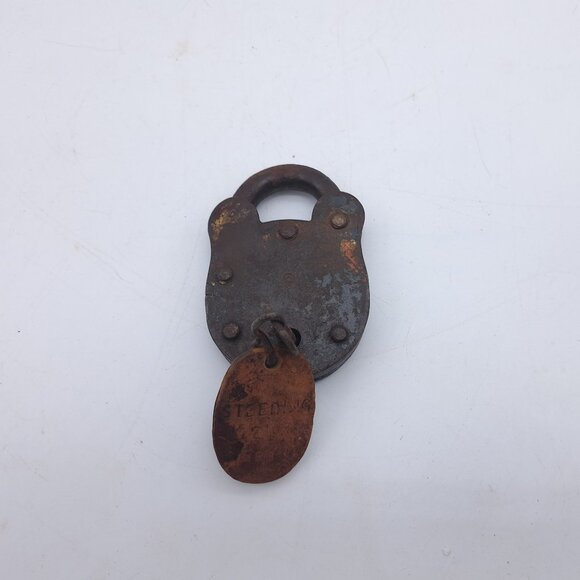 Vintage Ship's Lock and Key - Picture 1 of 11
